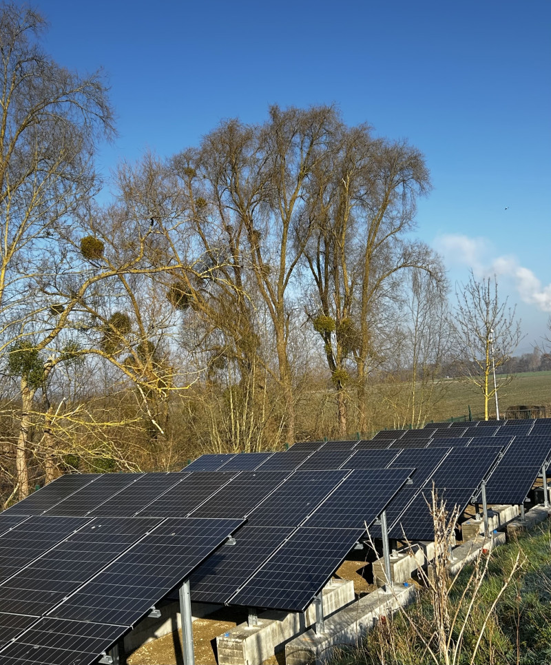 Des panneaux photovoltaïques pour une station d'épuration plus verte à Asnières-sur-Oise